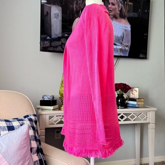 Lilly Pulitzer Noble Fringe cardigan - Picture 2 of 8